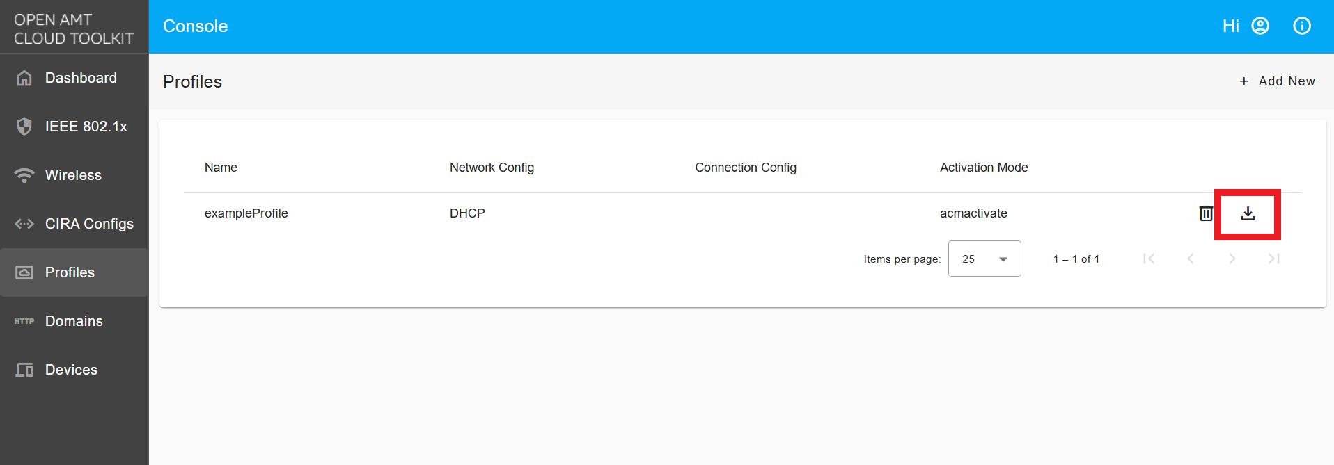 Activate a Device - Device Management Cloud Toolkit