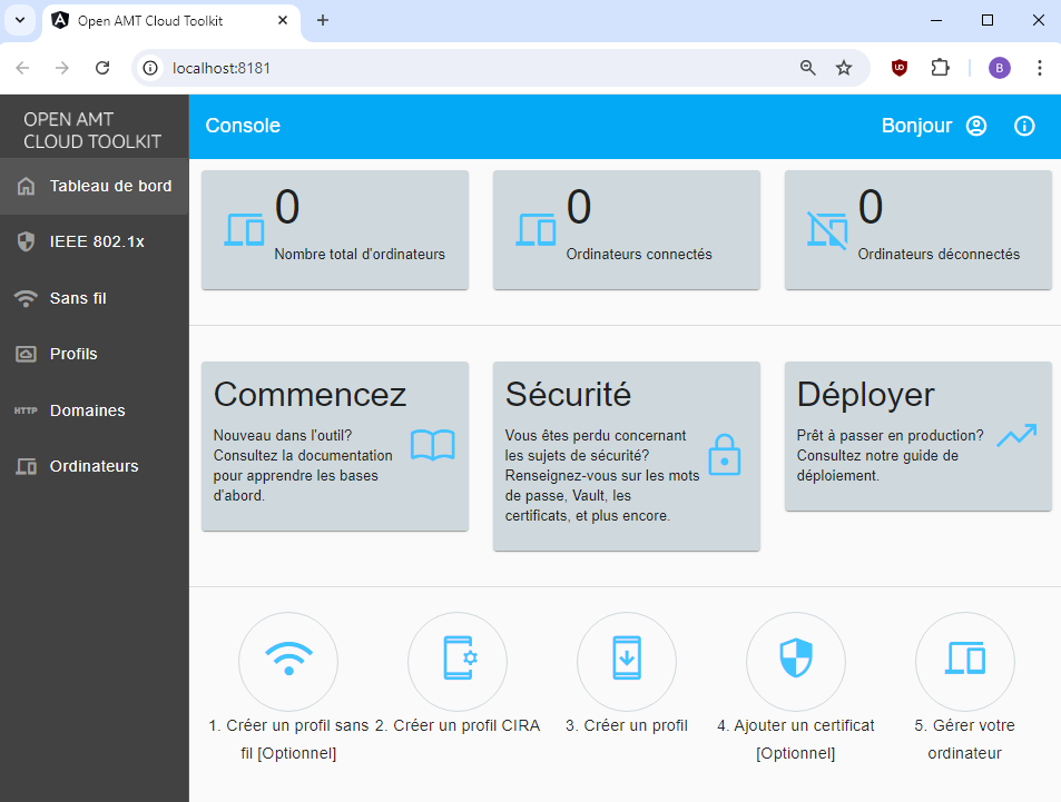 Console - Device Management Toolkit