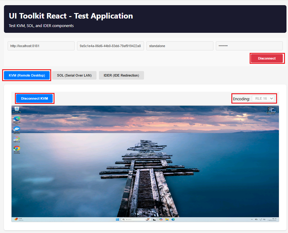 Figure 3: KVM Control
